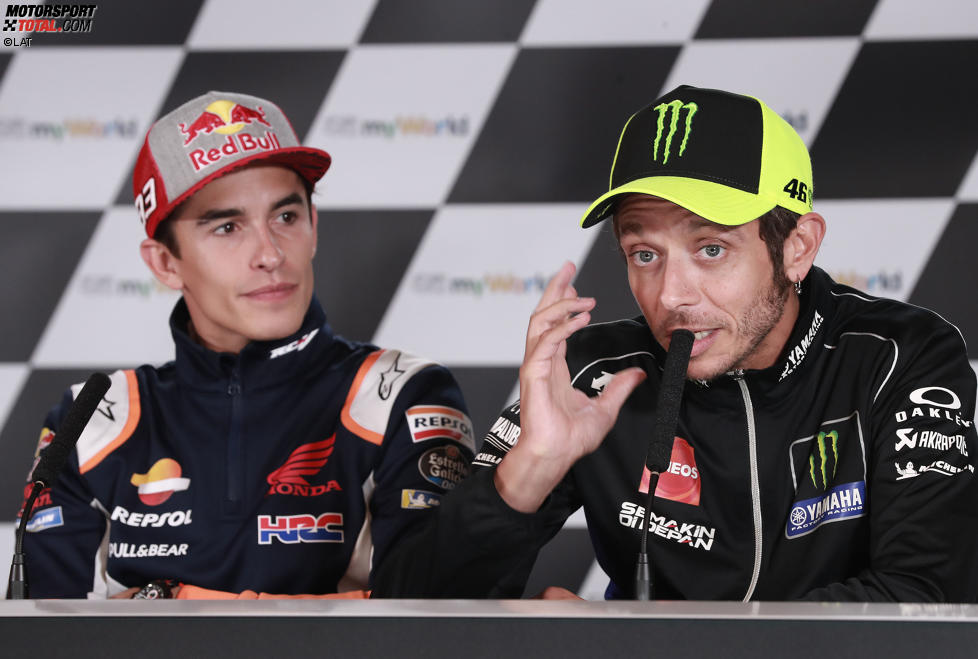 Marc Marquez und Valentino Rossi 