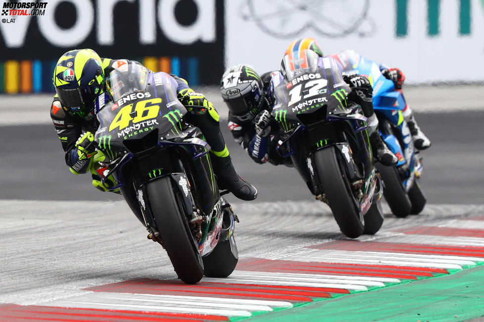 Valentino Rossi vor Maverick Vinales 