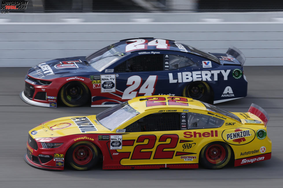 Joey Logano (Penske) und William Byron (Hendrick) 