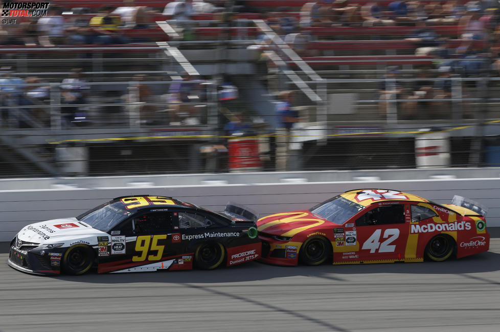 Matt DiBenedetto (Leavine) und Kyle Larson (Ganassi) 