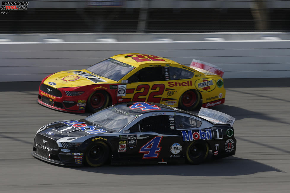 Kevin Harvick (Stewart-Haas) und Joey Logano (Penske) 