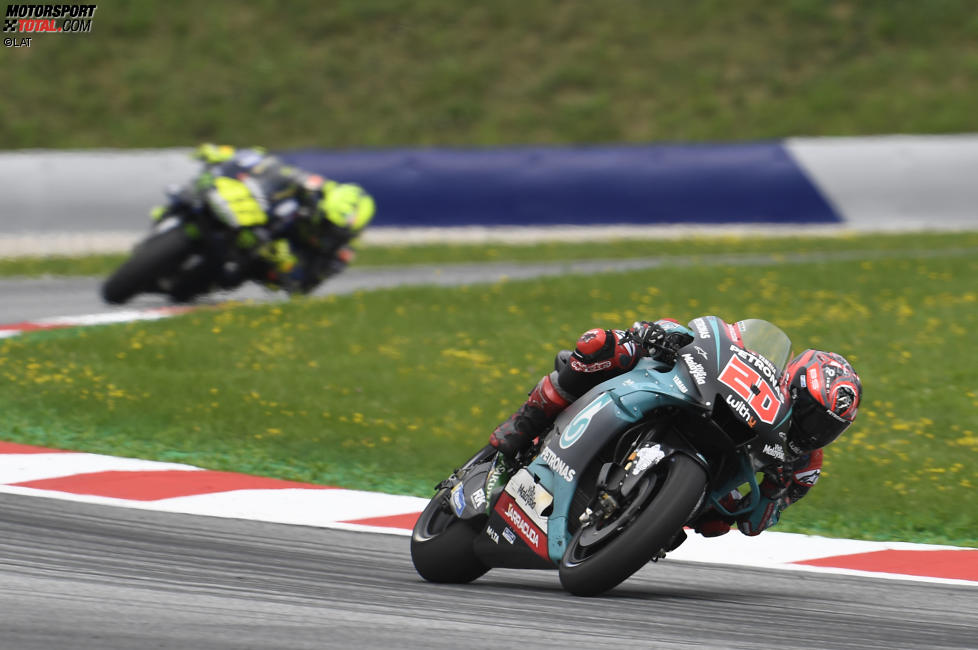 Fabio Quartararo vor Valentino Rossi 