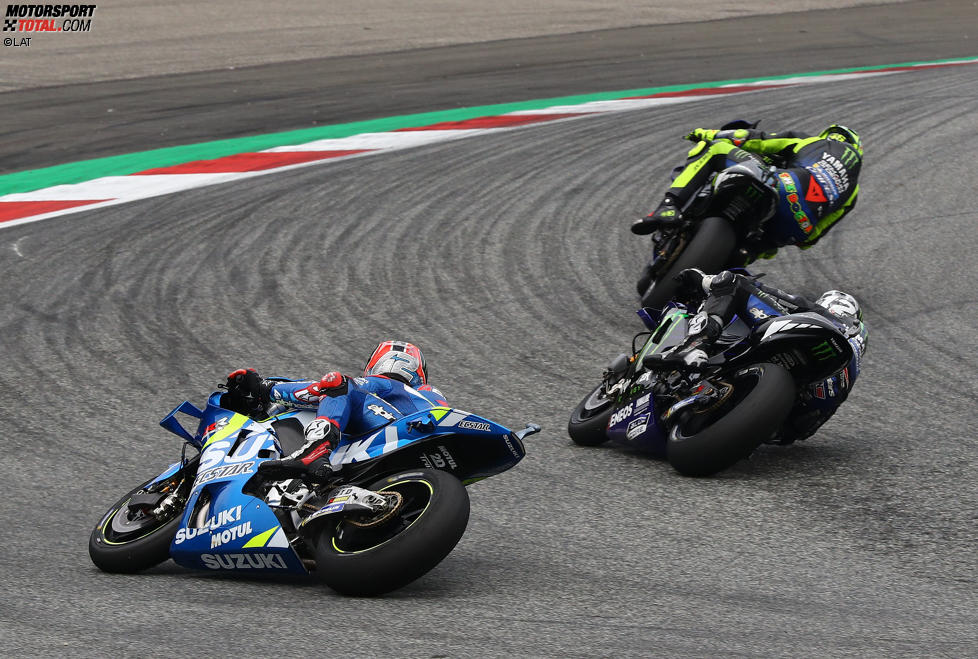 Maverick Vinales (Yamaha) und Alex Rins (Suzuki) 