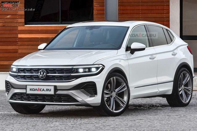 Vw Tiguan 2022 Als Suv Coupe Gerendert