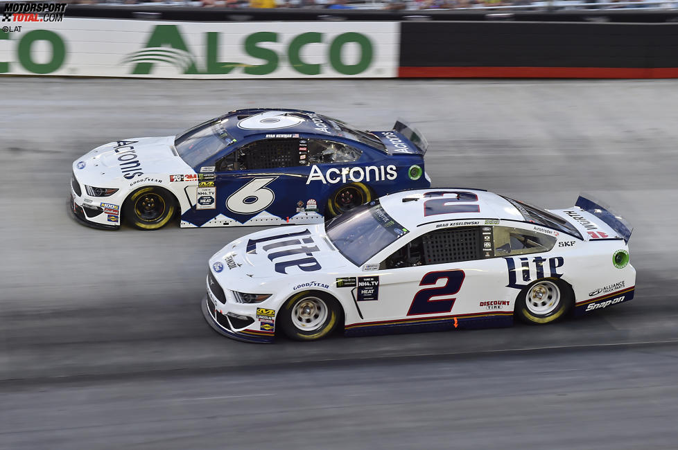 Ryan Newman (Roush) und Brad Keselowski (Penske) 