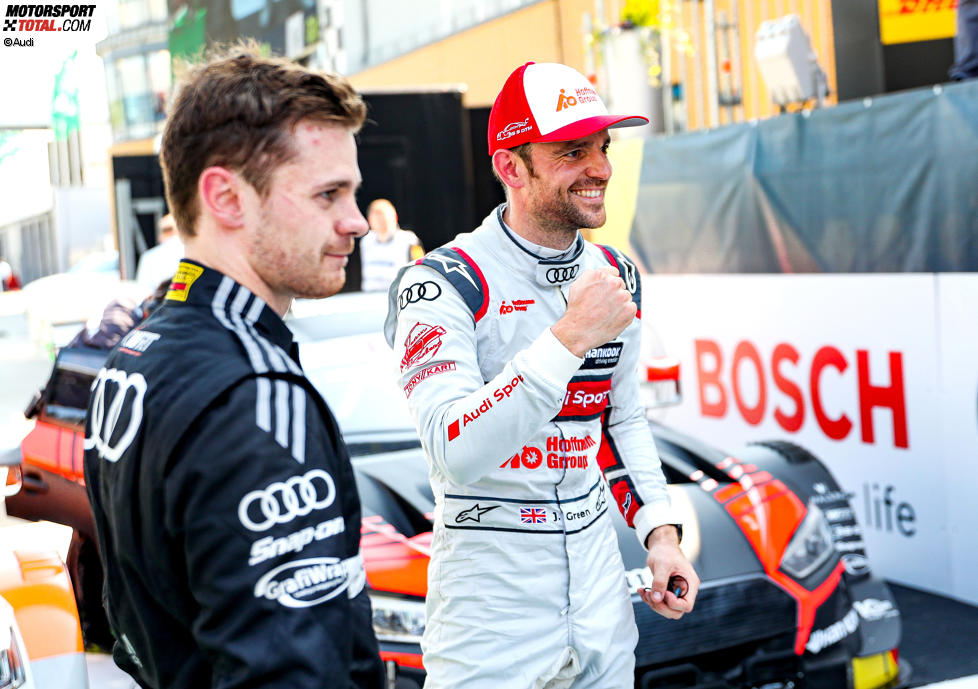 Jonathan Aberdein (WRT ) und Jamie Green (Rosberg-Audi) 