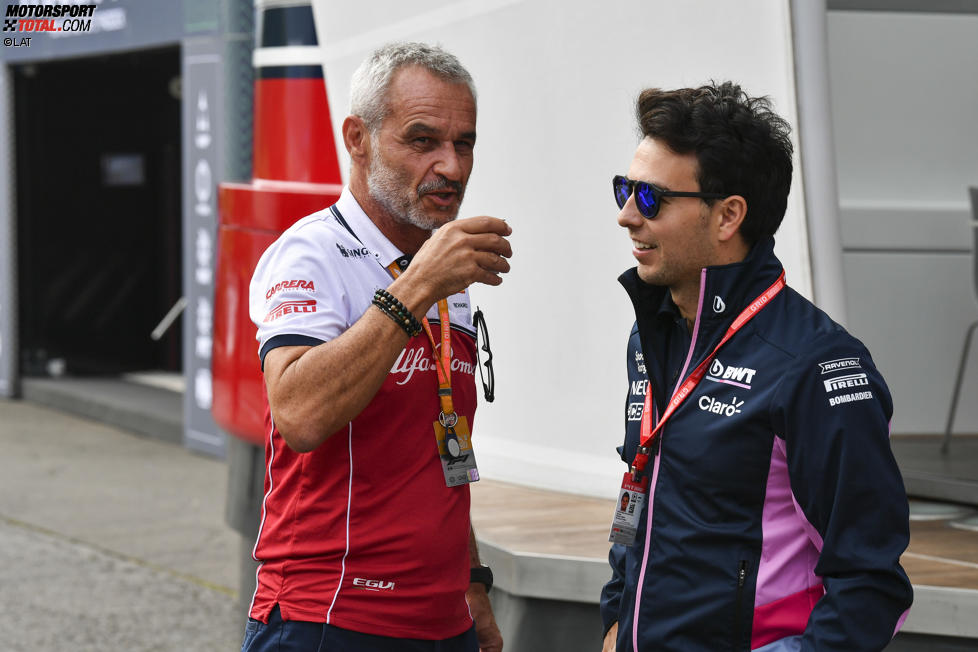 Beat Zehnder (Alfa Romeo) und Sergio Perez (Racing Point) 