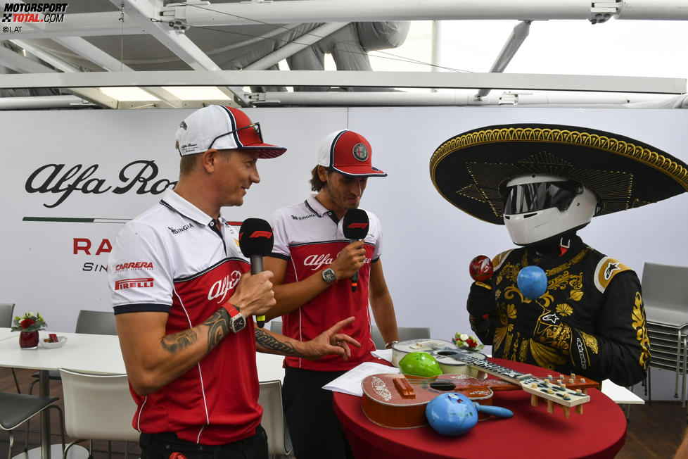 Kimi Räikkönen (Alfa Romeo) und Antonio Giovinazzi (Alfa Romeo) 