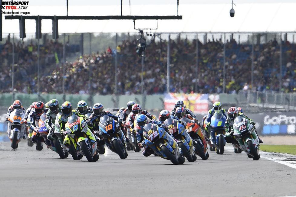 Moto2 Start in Silverstone