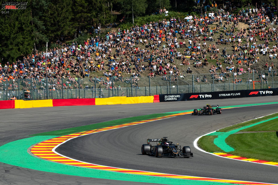 Romain Grosjean (Haas) und Kevin Magnussen (Haas) 