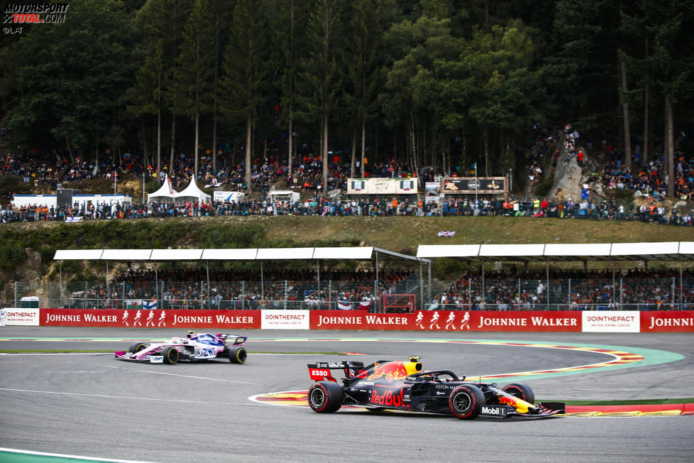 Alexander Albon (Red Bull) und Lance Stroll (Racing Point) 