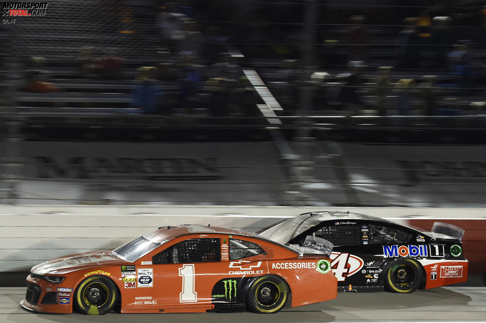 Kurt Busch (Ganassi) und Clint Bowyer (Stewart-Haas) 