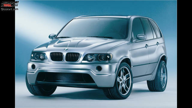 Abgesehen vom großen Lufteinlass vorne recht unauffällig: Der BMW X5 Le Mans (2000)