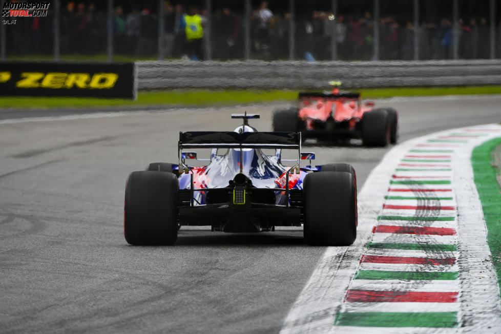 Charles Leclerc (Ferrari) und Daniil Kwjat (Toro Rosso) 