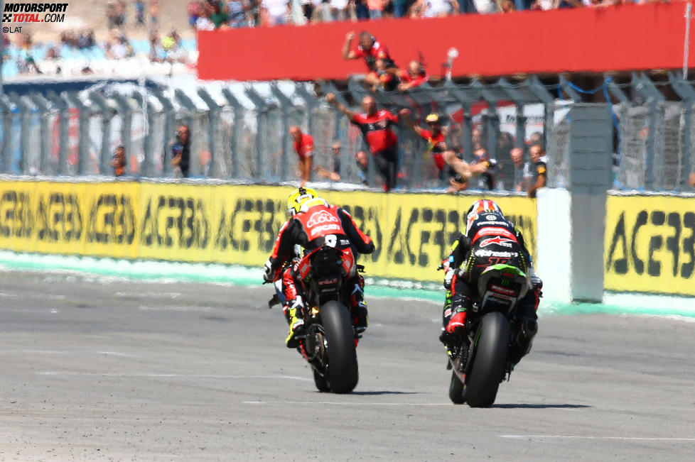 Alvaro Bautista und Jonathan Rea 