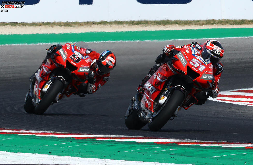 Michele Pirro vor Danilo Petrucci 