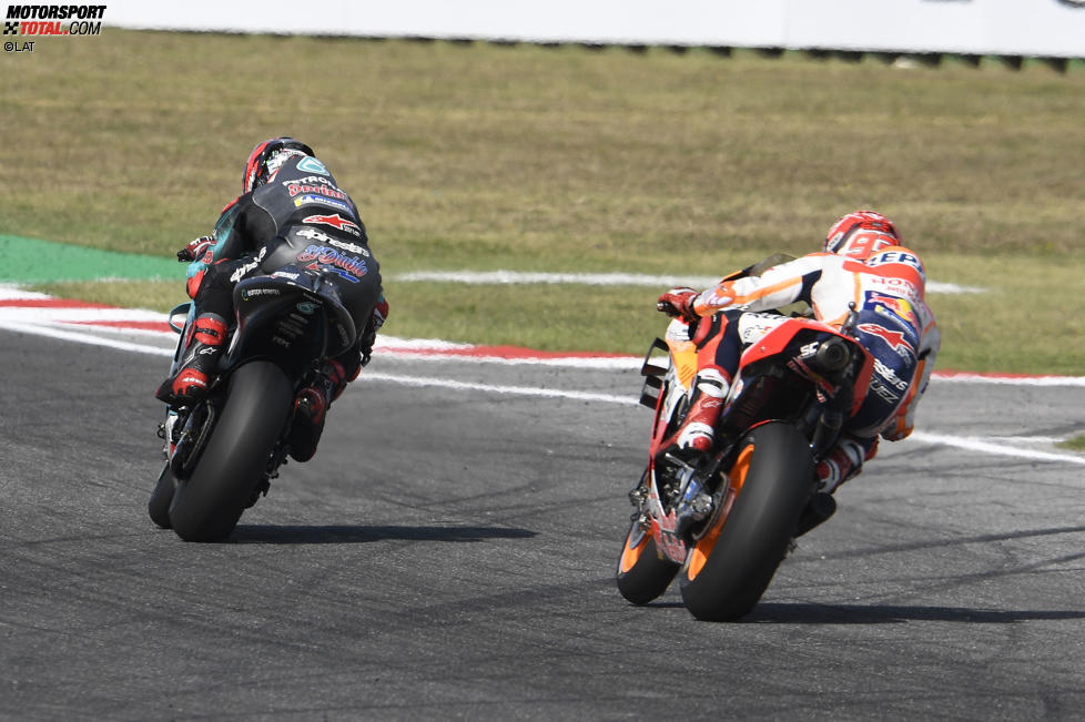 Fabio Quartararo (Petronas Yamaha) und Marc Marquez (Honda) 