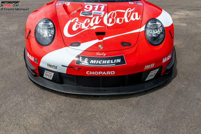 Porsche 911 RSR im Coca-Cola-Design für das Petit Le Mans 2019