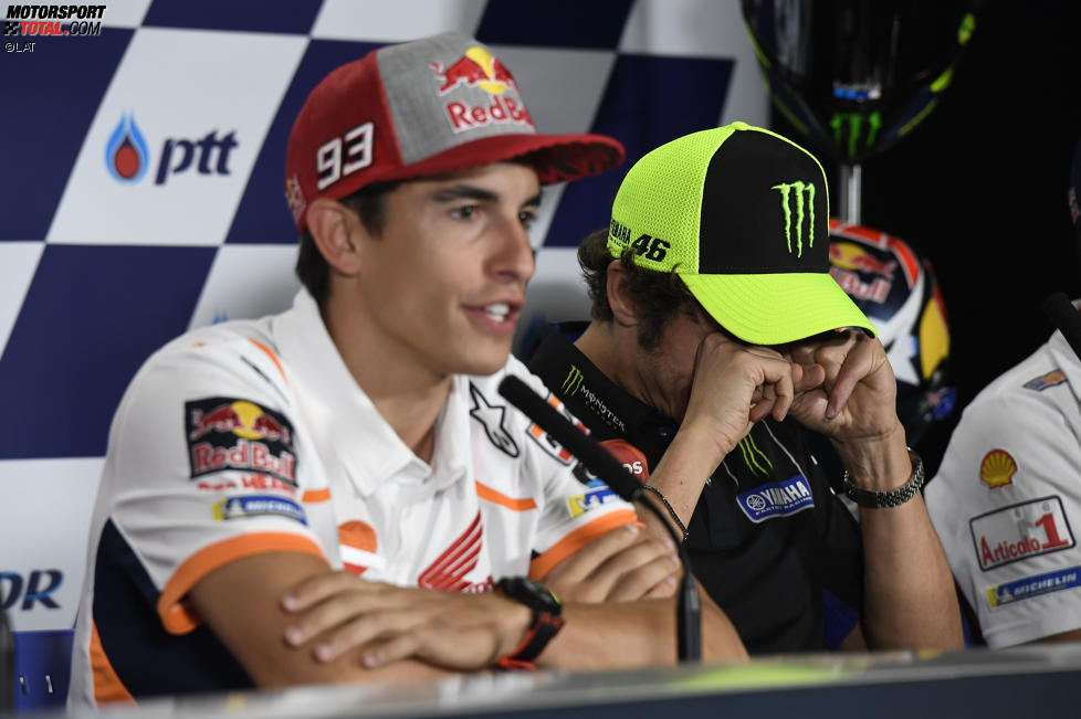 Marc Marquez und Valentino Rossi 