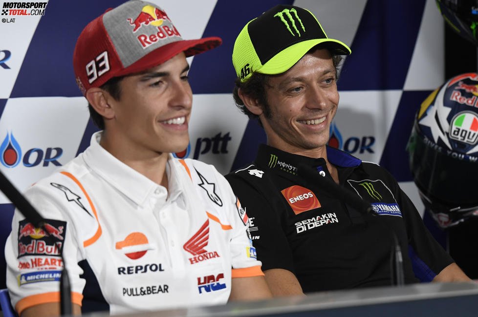 Marc Marquez und Valentino Rossi 