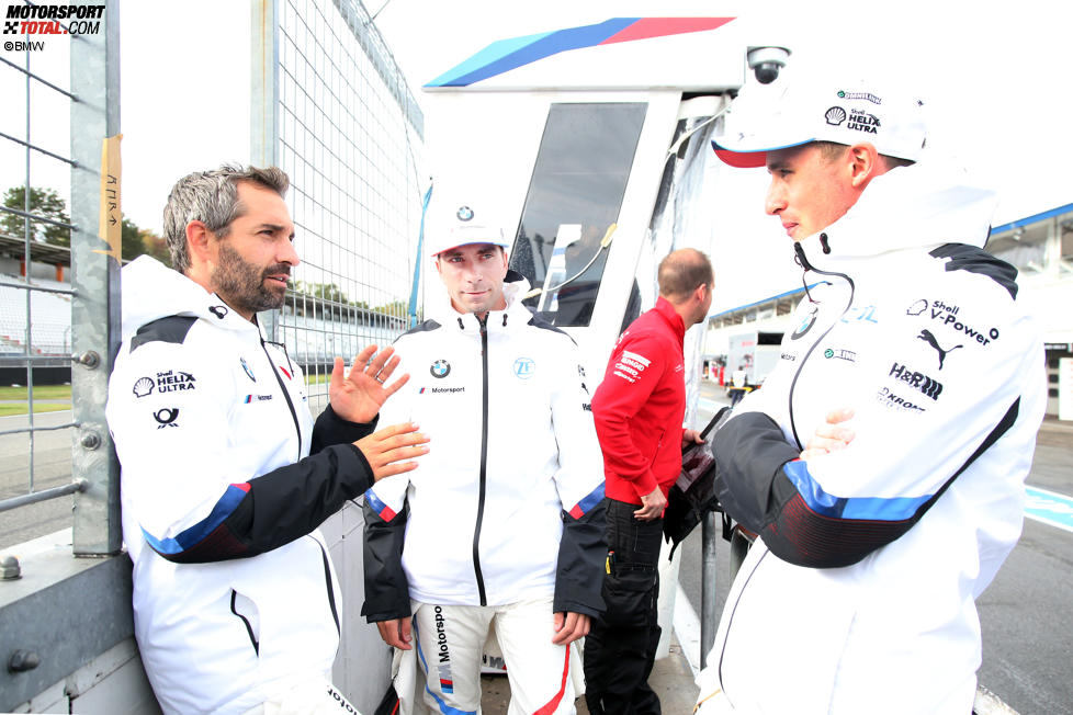 Timo Glock (RMG-BMW), Philipp Eng (RBM-BMW) und Joel Eriksson (RBM-BMW) 