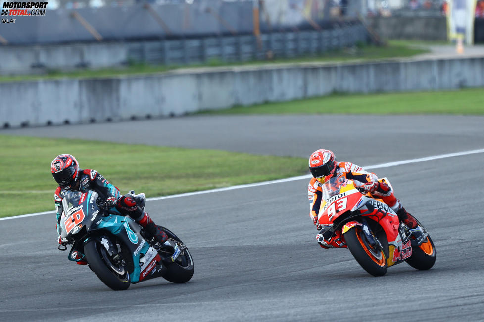 Fabio Quartararo (Petronas Yamaha) und Marc Marquez (Honda) 