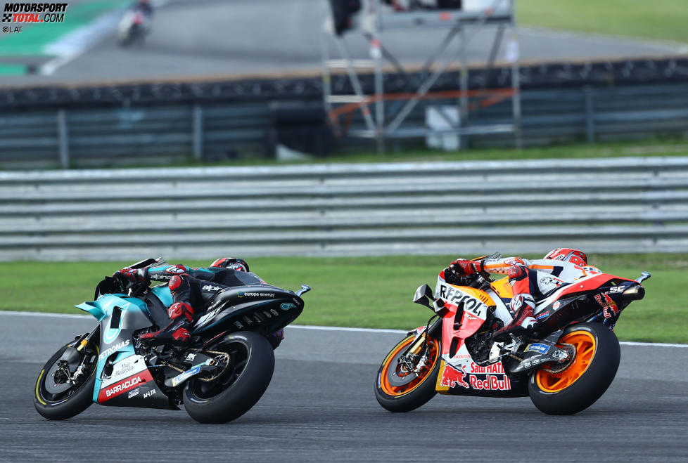 Fabio Quartararo (Petronas Yamaha) und Marc Marquez (Honda) 