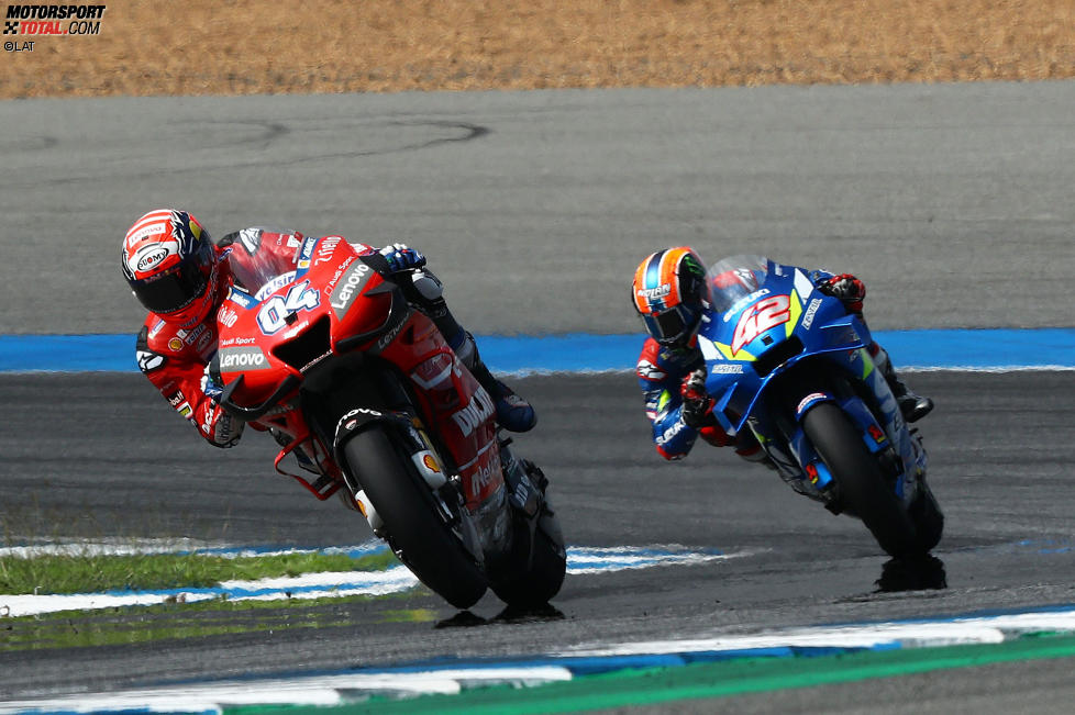 Andrea Dovizioso vor Alex Rins 