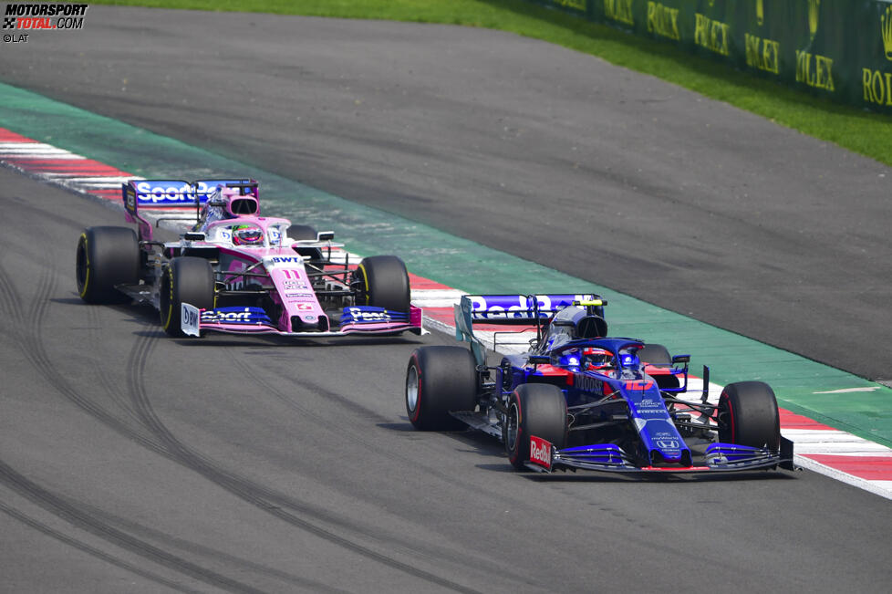 Pierre Gasly (Toro Rosso) und Sergio Perez (Racing Point) 