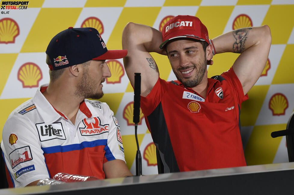 Jack Miller (Pramac) und Andrea Dovizioso (Ducati) 