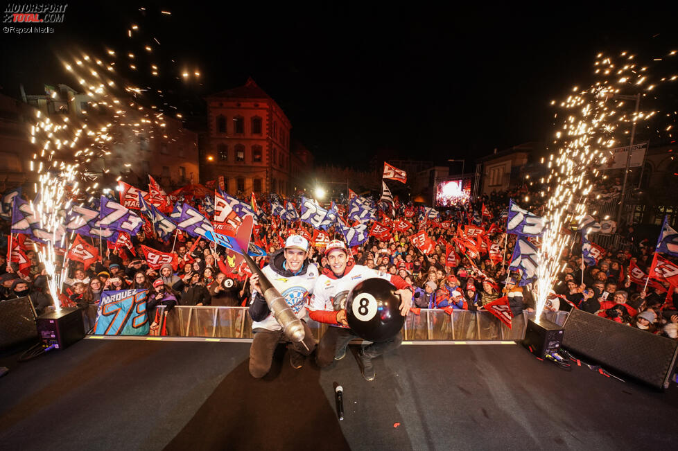 Marc Marquez (Honda) und Alex Marquez (Kalex)