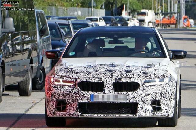 Erste Spionagefotos des BMW M5