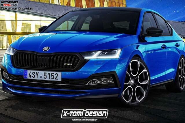 So könnte der neue Skoda Octavia RS (2020) aussehen