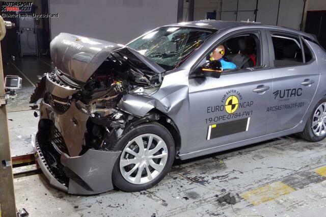 Opel Corsa im EuroNCAP-Crashtest