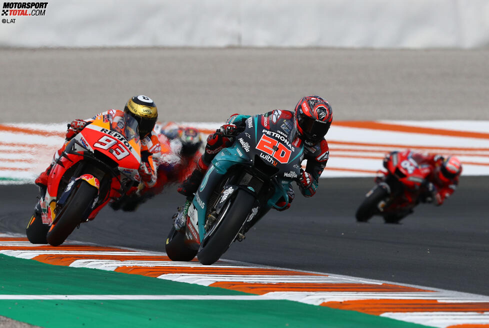 Fabio Quartararo vor Marc Marquez 