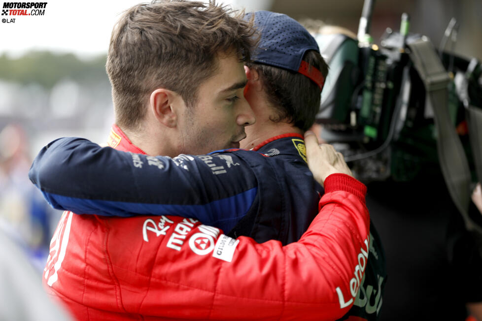 Charles Leclerc (Ferrari) und Pierre Gasly (Toro Rosso) 