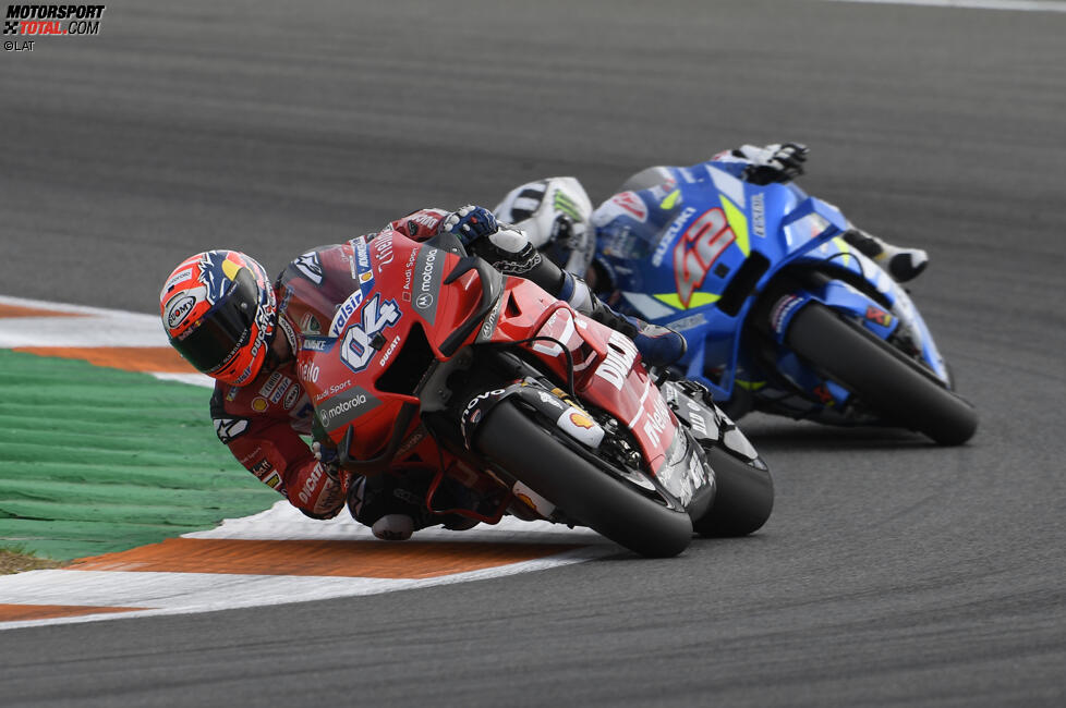 Andrea Dovizioso vor  Alex Rins 