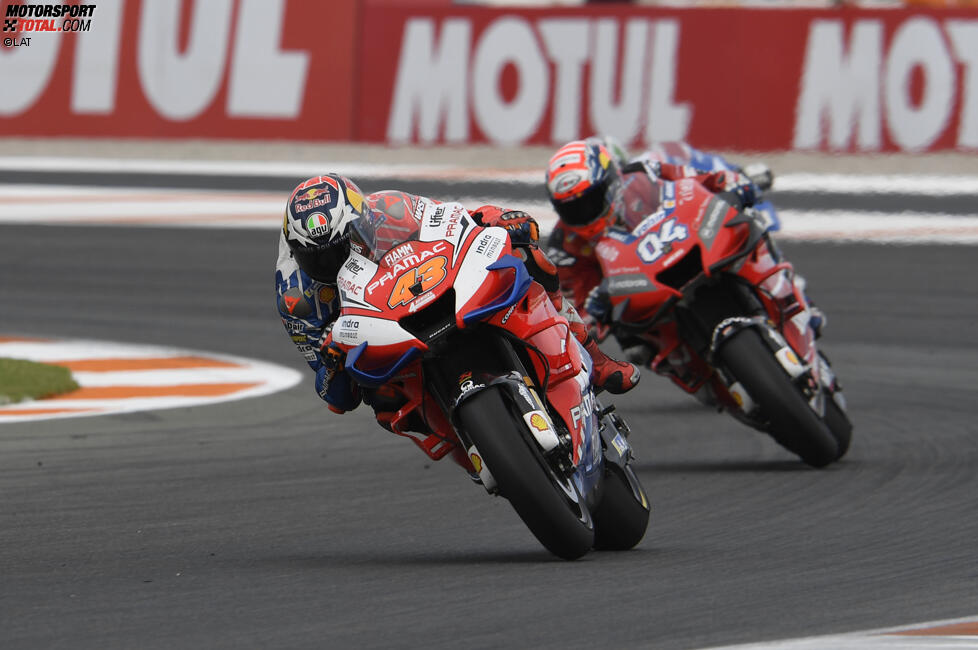 Jack Miller vor Andrea Dovizioso 