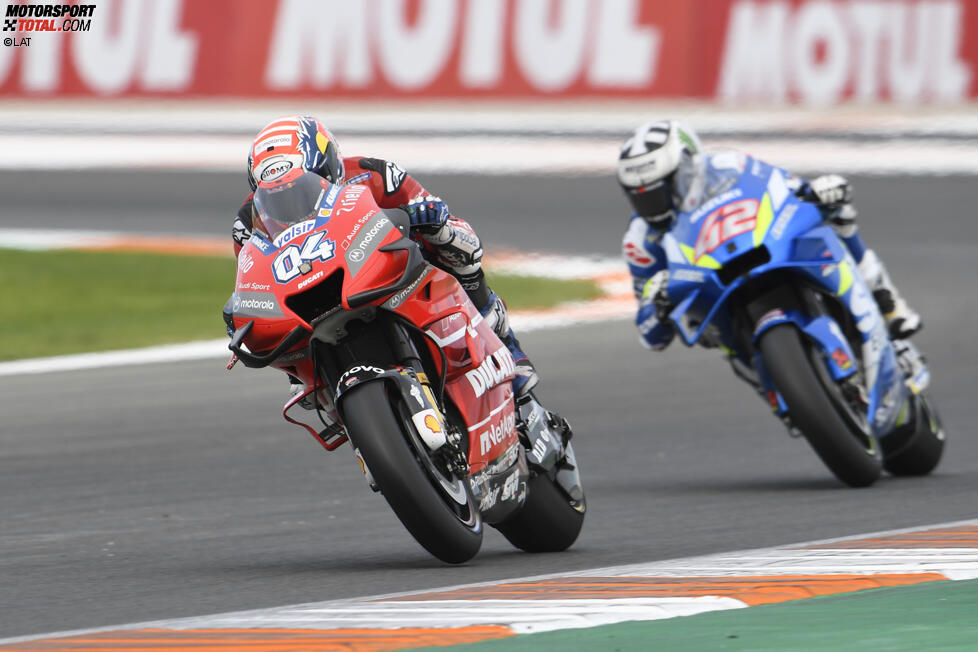 Andrea Dovizioso vor Alex Rins 