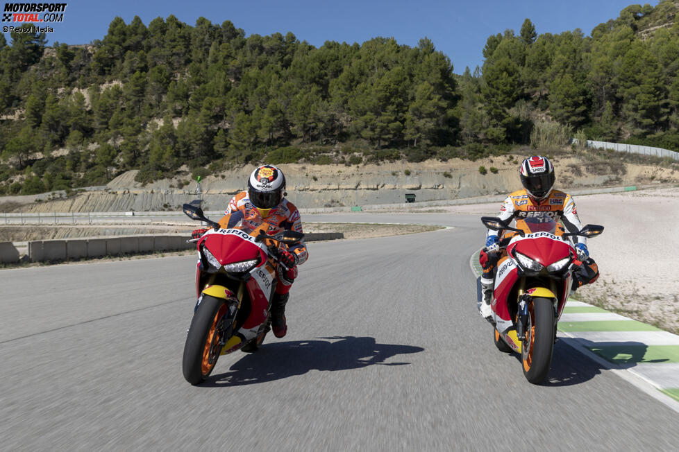 Jorge Lorenzo (Honda) und Alex Criville