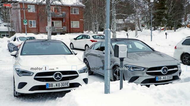 Mercedes-Benz CLA PHEV Spy Photo