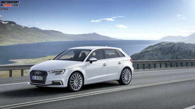 Audi A3 e-tron Sportback: WLTP-Verbrauch in Liter/100 km: 1,8; Elektr. WLTP-Reichweite: 40 km; Utility Factor: 0,69; &quot;Nie-Laden-Verbrauch&quot; in Liter/100 km: 5,78