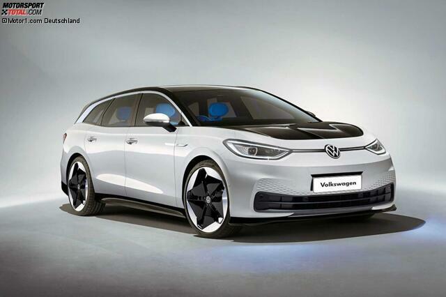VW ID.3 Wagon Rendering By Kleber Silva VW ID.3 Wagon Rendering By Kleber Silva