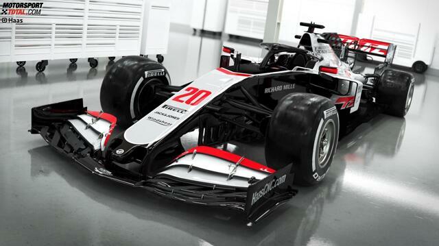 Haas hat als erstes Team sein Auto für die Formel-1-Saison 2020 gezeigt. Klick dich durch für weitere Bilder!