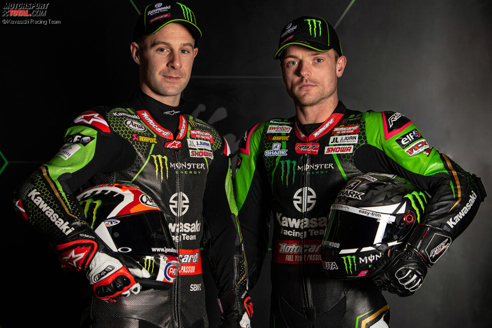 Jonathan Rea (Kawasaki), Alex Lowes (Kawasaki) 