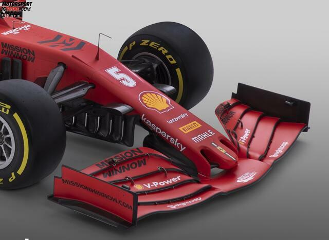 Ferrari hält den Frontflügel von 2019 für das richtige Konzept. Weitere Fotos vom SF1000 jetzt durchklicken!