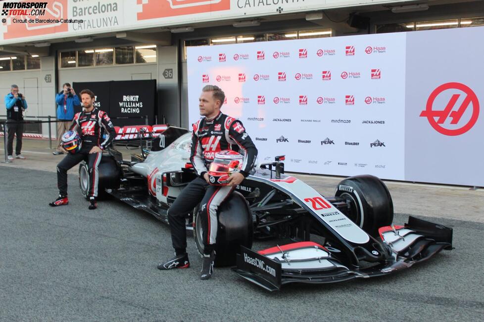 Kevin Magnussen und Romain Grosjean (Haas)