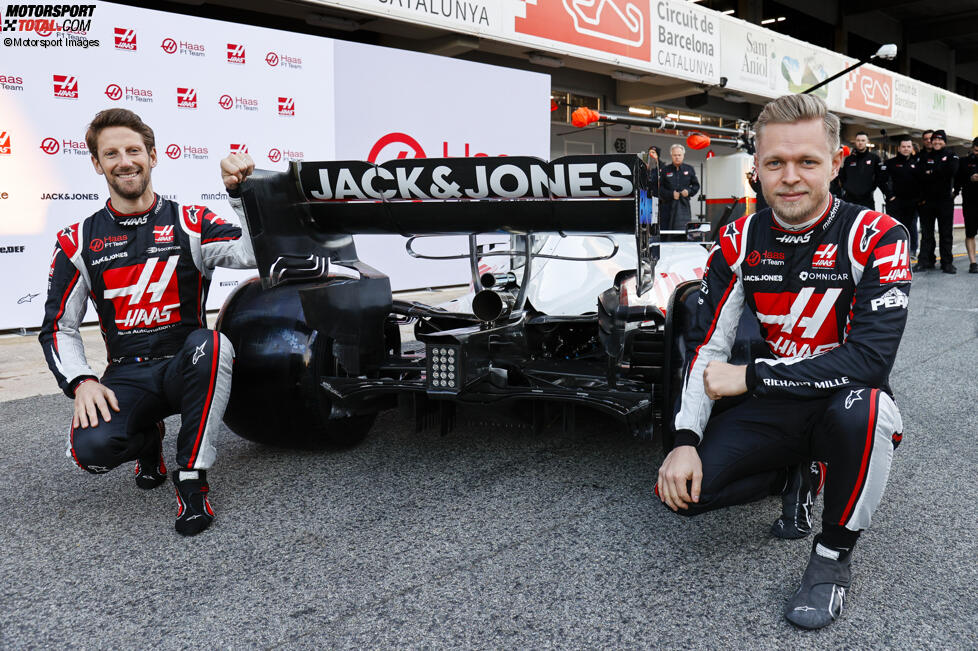 Romain Grosjean und Kevin Magnussen (Haas) 