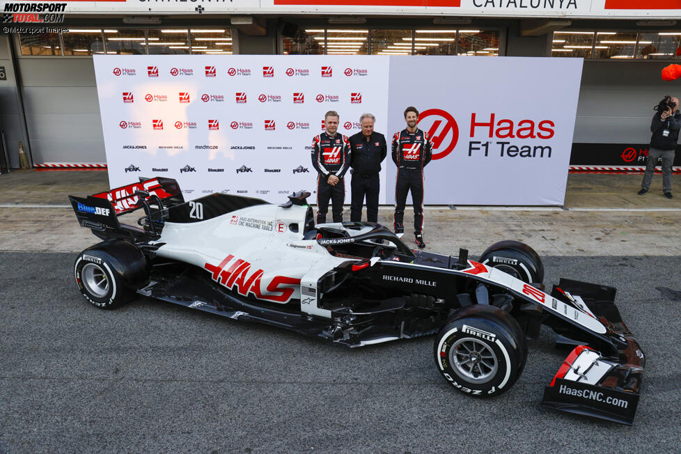 Kevin Magnussen und Romain Grosjean (Haas) 