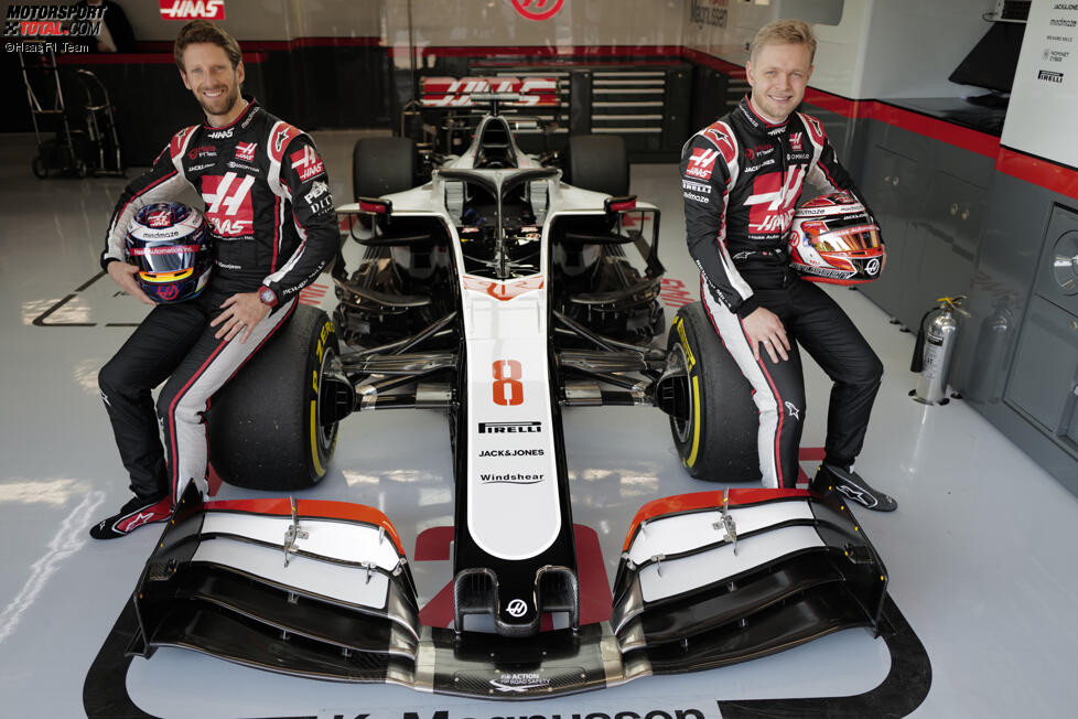 Romain Grosjean und Kevin Magnussen (Haas)